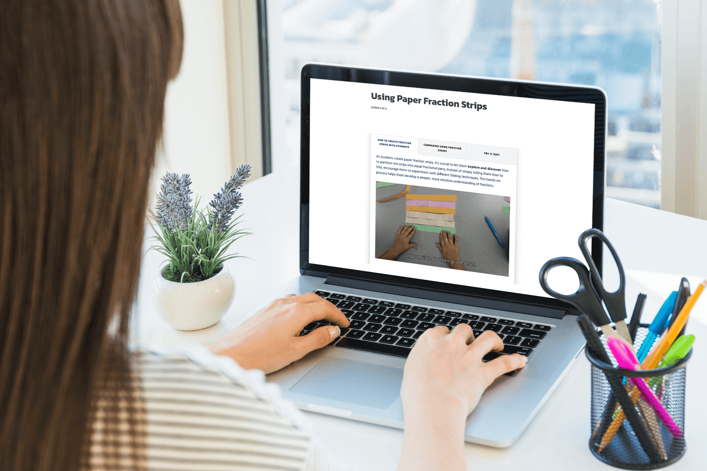 Hands-On Math: Paper Fraction Strips Micro Course