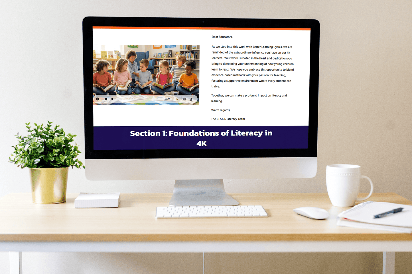 4K Letter Learning Course
