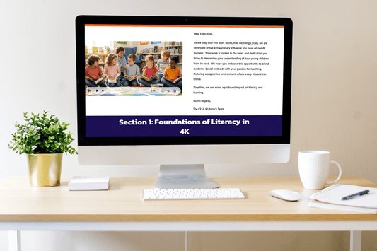 4K Letter Learning Course