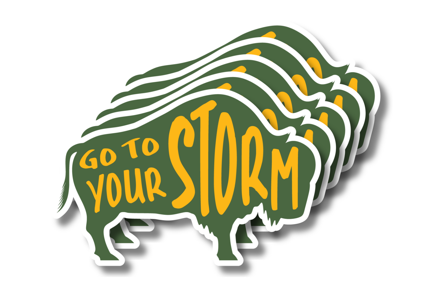 Buffalo Leadership Stickers - 25 Pack