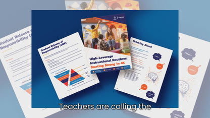 High-Leverage Instructional Routines: Starting Strong in 4K