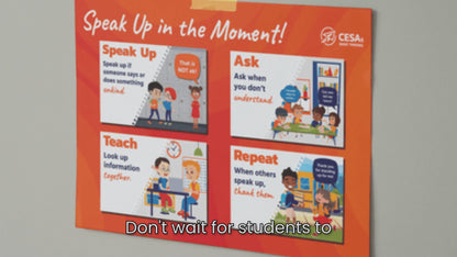 Speak Up in the Moment Posters