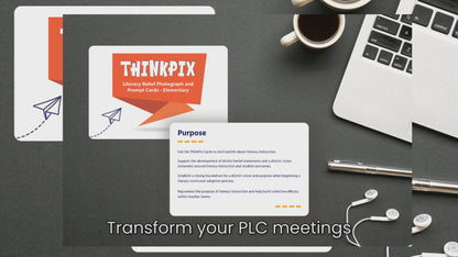 ThinkPix - Literacy Belief Photograph and Prompt Cards (Elementary)