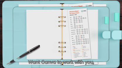 Shortcut Sheet for Canva Users